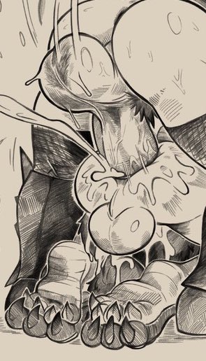 Don’t mind him, he’s just plowing some poor adventurer who wandered into the Fortress. .~