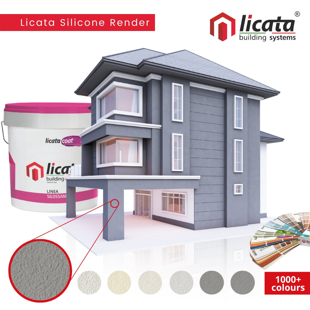 licataltd's tweet photo. Licata Silicone Render Top Coat | High water resistance | BBA &amp; ETA certified | Available in over 1000 colours or can be colour matched to any colour of your choice.

https://t.co/eDuf93JfO6

#silicone #render #plastering #plasterwork #insulation #ewi #externalwallinsulation https://t.co/zpPYO9W17t