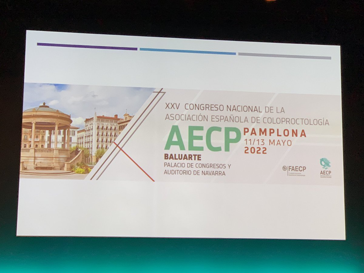 Disfrutando del congreso de cirugia colorectal <a href="/AECP_FAECP/">AECP</a>  <a href="/coloproctoaec/">Coloproctología-AEC</a> en Pamplona!Enhorabuena a los organizadores! <a href="/AurazoOrlando/">Orlando Aurazo</a> <a href="/DidacRibe/">Dídac Ribé</a> <a href="/josepmontero2/">josep montero</a> <a href="/AmilloMireia/">Mireia Amillo</a>