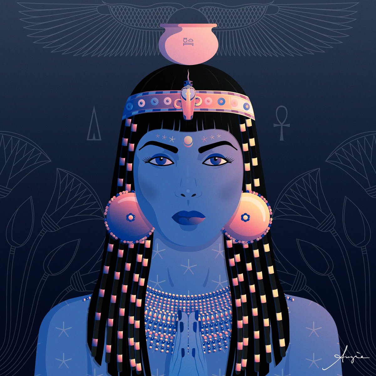 PtiteAngele's tweet photo. "The MoonSpark Goddesses" 👸🏿👸🏽👸🏻🧞‍♀️
My new @opensea collection, beautiful goddesses, from all corners of the Earth, all linked to darkness / night or the Moon 🌙✨

All goddesses are 1/1 ; a few are already out, check them out 😻 (link below)

$ETH 0.2 per token
Happy nifties 🥰🌷 https://t.co/YYLRD3VyNu