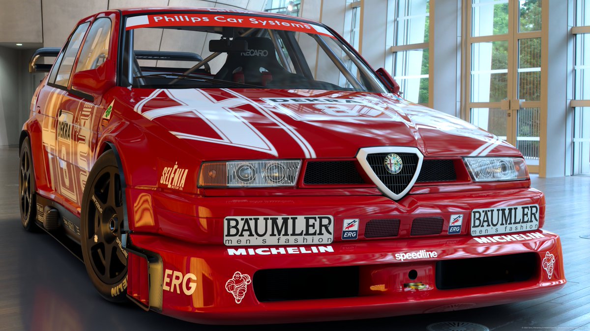 emula86's tweet photo. #GT6 vs #GT7 - Alfa Romeo 155 2.5 V6 TI '93 https://t.co/9FhQANRpwG