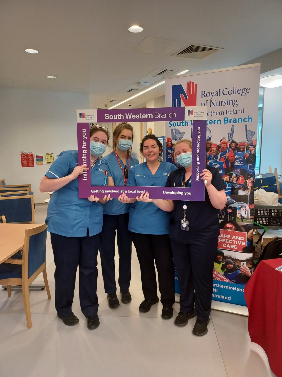 Happy #NursesDay. Great to celebrate with amazing staff at SWAH <a href="/RCN_NI/">RCN Northern Ireland</a>