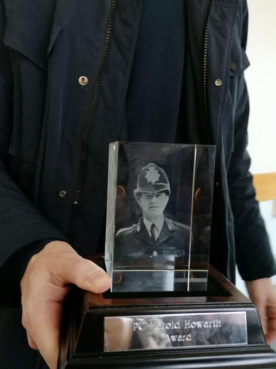WelfareTeam's tweet photo. We are delighted that Teegan won the very first PC Harold Howard Award at Warrington Police Museum. Teegan was nominated for her positive attitude, making people happy, supporting others &amp; for being a pleasure to be around. We are so proud of you. @WelfareTeam https://t.co/bi5JybnBSf
