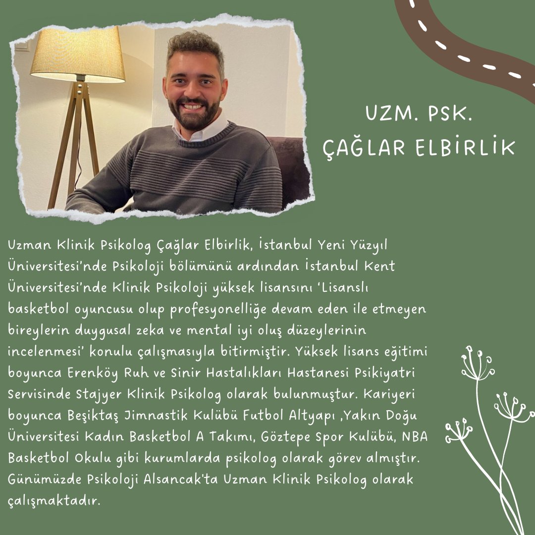 yasarpsi's tweet photo. 15 Mayıs Pazar günü yolculuğumuza değerli konuklarımız:

Prof. Dr. Doğan Kökdemir
Uzman Psk. Dilara Özsoy
Uzman Psk. Çağlar Elbirlik
Dr. Psikolog Volkan Karpat 

Eşlik edecekler 🌿

✨Keşif yolculuğumuz için takipte kalın! 💚 https://t.co/T469m80nvG