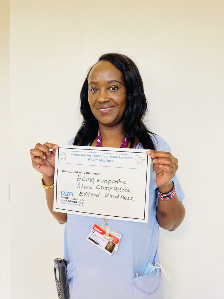 As we celebrate International Nurses Day...Lambeth nurses continue to talk about what being a nurse means to them ❤️#TeamLambeth #nursesweek2022 #InternationalNursesDay @MaudsleyDoN @HelenKelsall3 @SabrinaPh1llips @dsmsparkles @faizaaurangzaib @JudyNew29794251 @J_Lowell