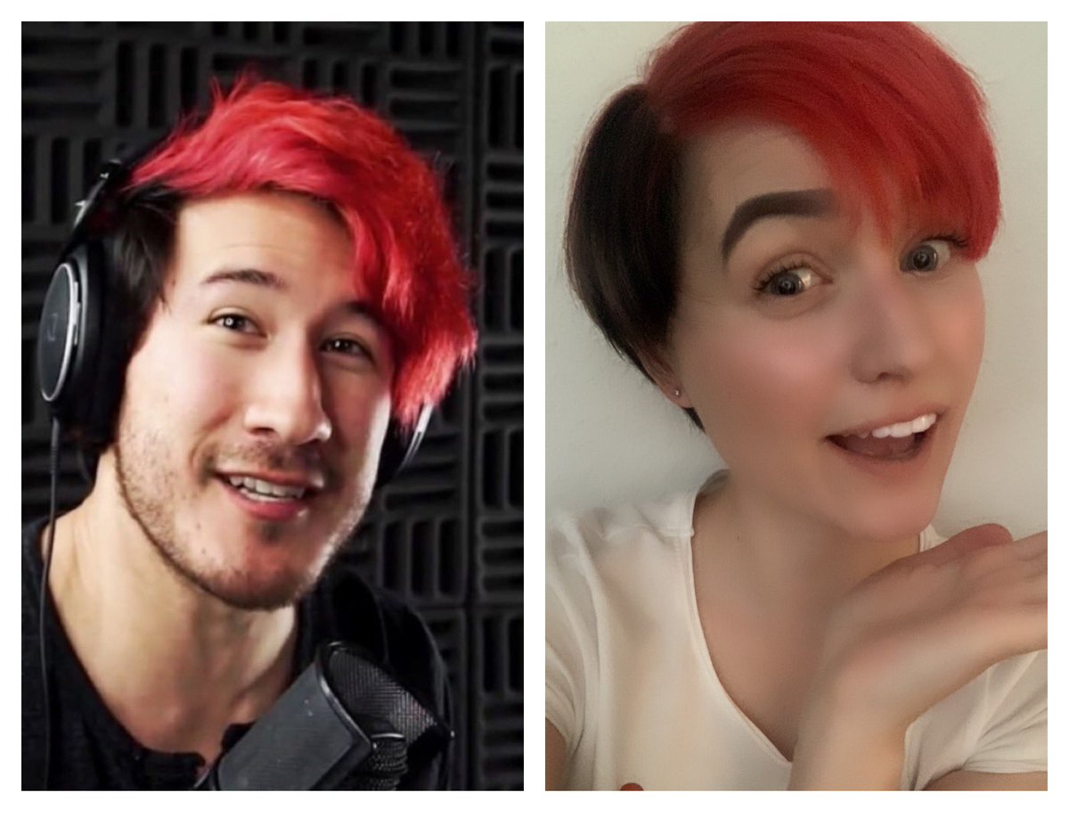 Mona_Controlla_'s tweet photo. Uh my mom will hate me for what i did with my blond hair🤣 looks like2different persons ups🤣 i fukn love it, je why not hm? @markiplier  #redhair #markiplier #new https://t.co/ujxAIE9RLq