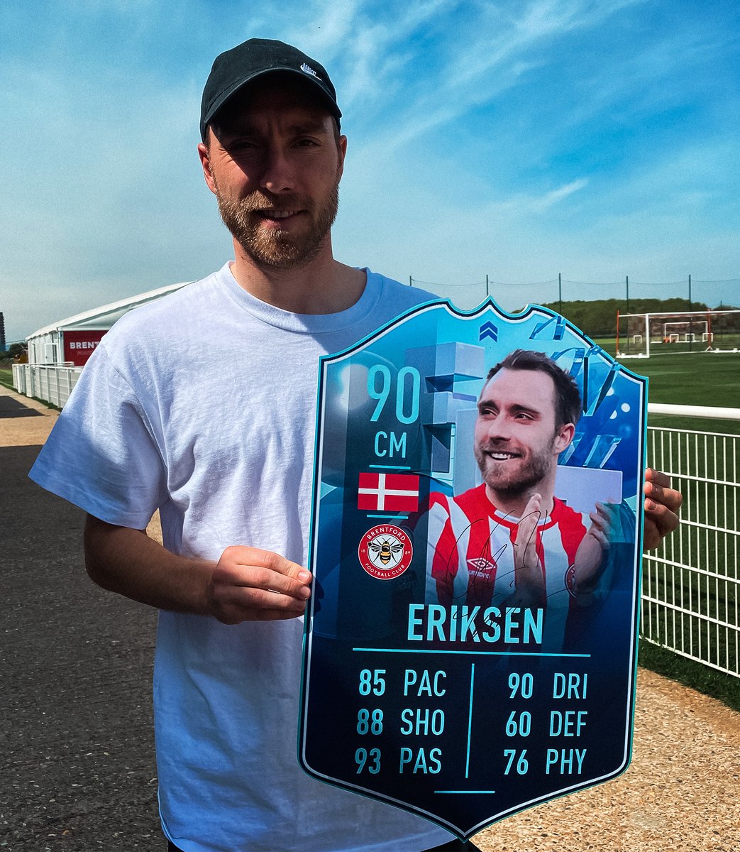 Win a signed <a href="/ChrisEriksen8/">Christian Eriksen</a> Fantasy FUT card! Follow these instructions below to enter 🇩🇰
 
RT this tweet
Follow <a href="/BrentfordFC/">Brentford FC</a>
Tag a friend below
 
Good luck 🎮
 
#BrentfordFC
