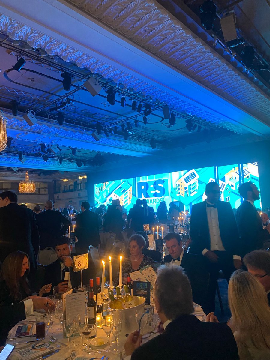 pbmltd's tweet photo. Great evening at #RESIawards to celebrate industry excellence. With 120 tables at Grosvenor House London, it sounds like the industry is back out in full force. We want to congratulate all the winners, but a special mention to @BerkeleyGroup, who won Large Developer of the Year. https://t.co/sGw8d2FPpy