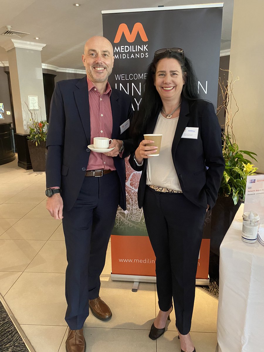 MedilinkMids's tweet photo. What a start to the day! The genuine excitement and enthusiasm from the attendees and exhibitors is amazing ! So many connections and potential business opportunities already being put into action. #MMInnovationDay22
#exhibitorsinaction https://t.co/7T4ohIylhr