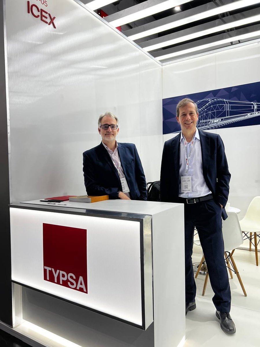 TYPSAGroup's tweet photo. TYPSA at Asia Pacific Rail 2022 #aprail, Southeast Asia's most important rail event. Find us in the @ICEX_  organized pavilion with other Spanish industry-related companies, presenting integrated solutions for the rail sector. @ap_rail @ICEXTailandia https://t.co/LvnbChqOUN