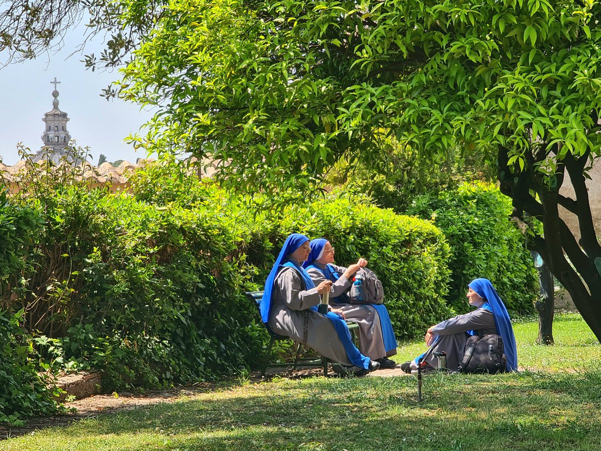 🇵🇱Dzień na #Angelicum.
Poranek u Piotra,
prace nad "Hiobem" Wojtyły
i przerwa w ogrodzie😉

🇺🇸An <a href="/_Angelicum/">Angelicum</a> student's day in May.
Morning at St. Peter's Basilica, lectures and a break in our garden.
Work continues on #Wojtyla's 'Job'.
Who do you think will play the main role?🤔