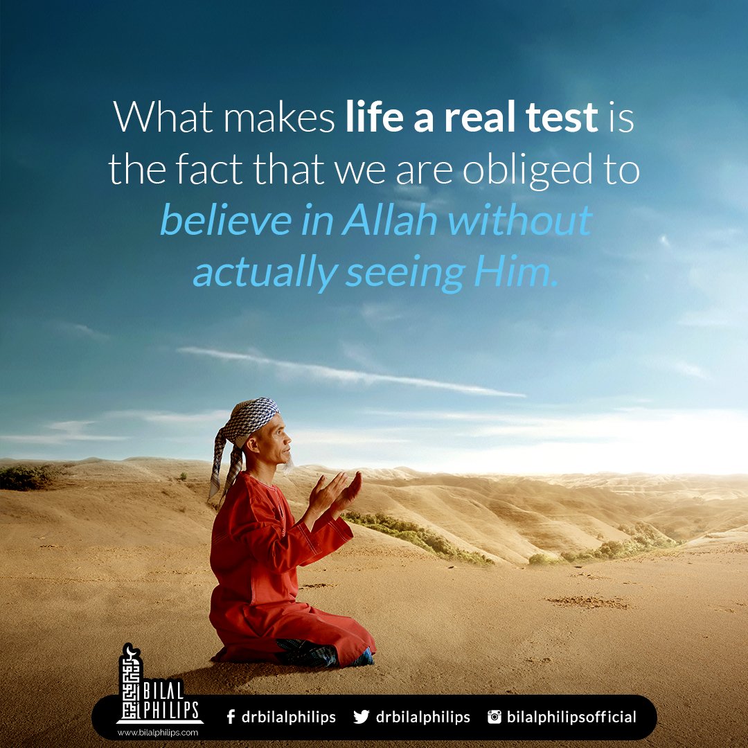 DrBilalPhilips's tweet photo. We may  not see Allah with our eyes, but our connection with His light in our hearts though the Qur’an and Sunnah is enough evidence for the true believer that He exists. https://t.co/rWhxcc4C3q