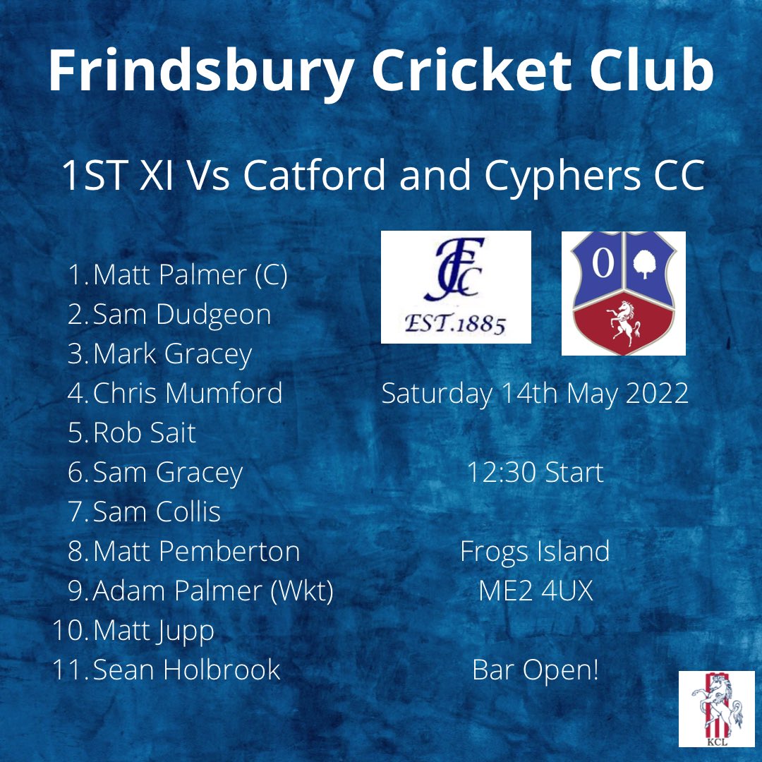 OfficialFCC1885's tweet photo. 1st XI Home vs @CatfordCyphers this Saturday. Bar open from 12:30! https://t.co/vPVf9aHuSb