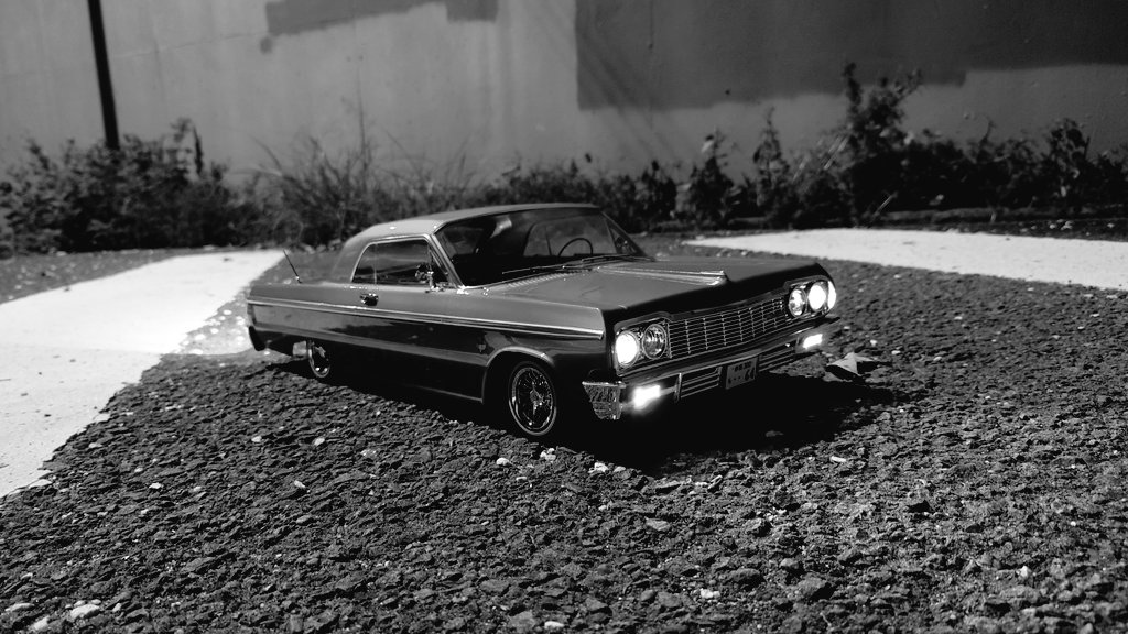 mt_cc01's tweet photo. ひまー\(´・∀・`)/(仕事中w)
#モノクロにするとカッコいい
#lowrider #rclowrider #impala64 https://t.co/Lbj0PTAlVg