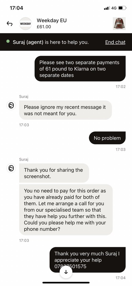 JohnnyMillar6's tweet photo. @AskKlarna I’ve had the same issue with a payment since November which hasn’t been resolved through chat or phone all I’ve had multiple Klarna colleagues tell me I’m in the right and the payment has been made but it’s still not resolved https://t.co/cBbPvToeoR