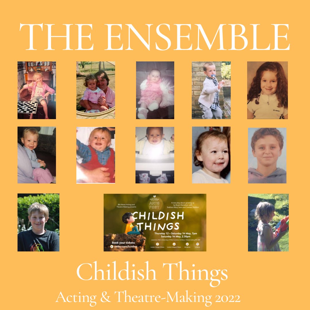 We’re so excited for our first show of Childish Things tonight 🧩