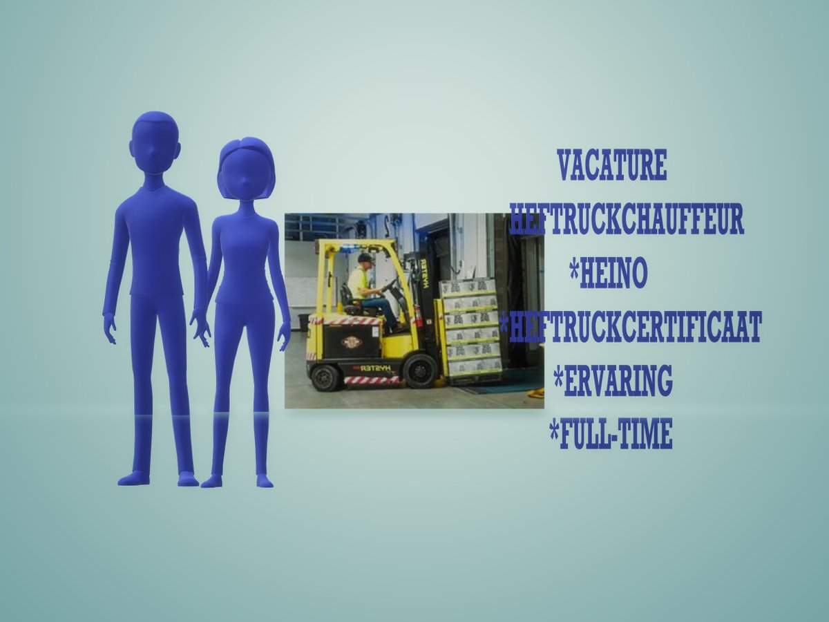 RecentNL's tweet image. Vacature: heftruckchauffeur voor opdrachtgever in Heino. Informeer naar de mogelijkheden.

#vacature #vacatures #werk #heftruckchauffeur #magazijnmedewerker #ikzoekwerk #ikwilanderwerk #heino #zwolle #zwartewaterland