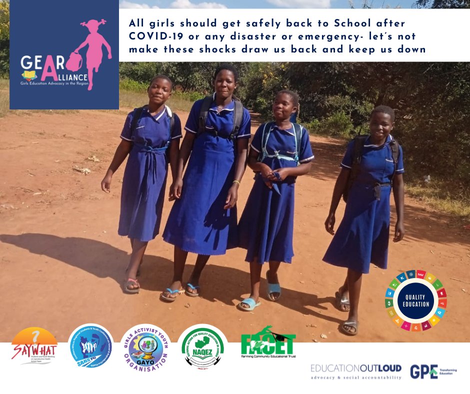 aittrust's tweet photo. All girls should get safely back to School after #COVID19 or any disaster or emergency- let’s not make these shocks draw us back and keep us down.
#qualityeducation #educationforall
#EducationOutLoud #GPE
#GlobalGoals https://t.co/yQsxY43rNW