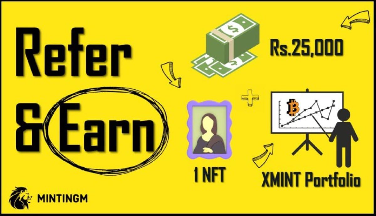 Refer and earn guaranteed rewards

 🖼 An NFT (With hidden utility)

 💰Access to the XMINT Premium Portfolio service (till Aug 1st, 2022). XMINT has delivered 800% in the past

💵Refer even 1 person you just might win 25,000 or $300+ in $TRX

Get Started- bit.ly/3w4S5aN
