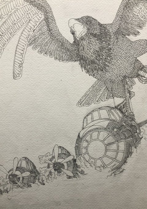 八咫烏描けました🇯🇵 