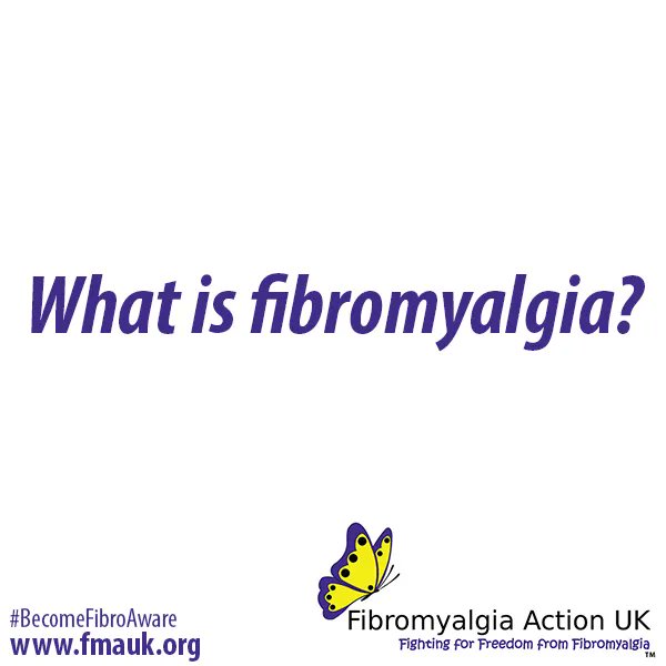 fmauk's tweet photo. What is fibromyalgia? https://t.co/5c3hgJZbSi
