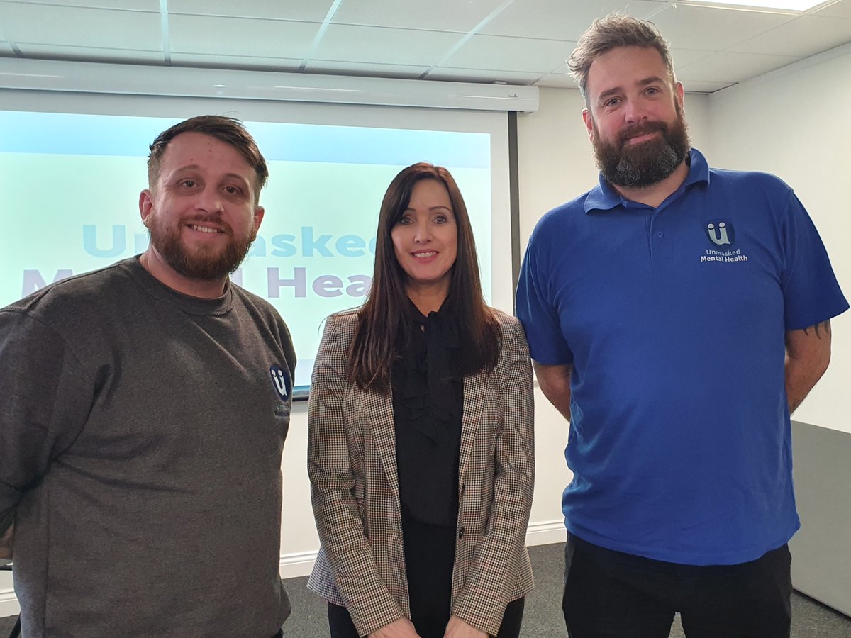 This week we welcomed Doug and Logan from <a href="/Unmasked_MH/">Unmasked Mental Health</a>, who shared their personal stories and provided encouraging techniques, strategies and sources of support for coping with mental ill health with colleagues from across the business.
#mentalhealth #wellbeing