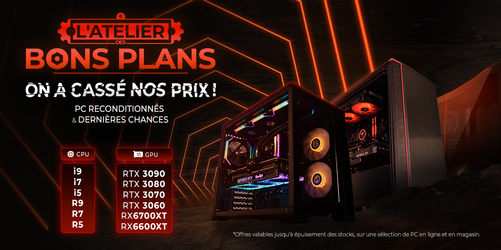 cybertek_fr's tweet photo. 🤝 Une envie, un PC reconditionné !
👉 https://t.co/8bREqbiCgO
#BonPlanPC #PCgamer #Cybertek #PCrefurb #Refurb https://t.co/XRlRLhOuiO