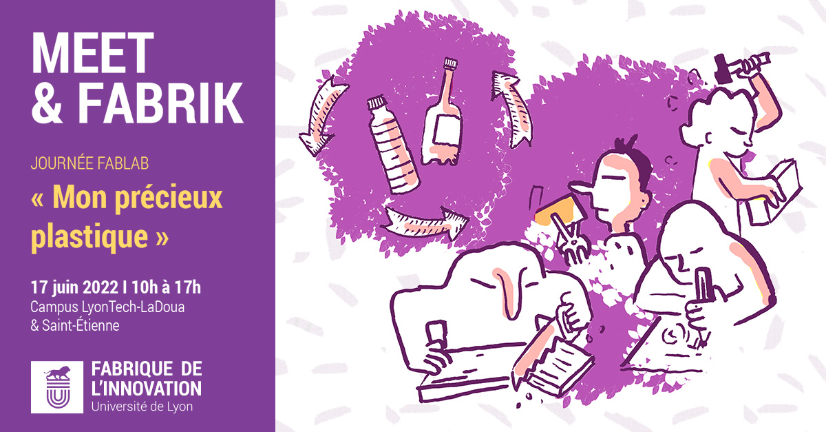 #MEET&amp;FABRIK 🛠️ Comment recycler les déchets plastiques générés au sein d'un #FabLab avec l'impression 3D ? Recycler mais pour faire quoi ? ♻️ Rendez-vous le 17 juin avec <a href="/fabrinnov/">Fabrique de l'Innovation</a> !
📌Inscription #SaintEtienne 👉 cutt.ly/nGlq2iB
<a href="/le_Mixeur/">Saint-Etienne Mixeur</a> <a href="/zoomacom/">zoomacom</a> <a href="/OpenFactory42/">OpenFactory Sainté</a>