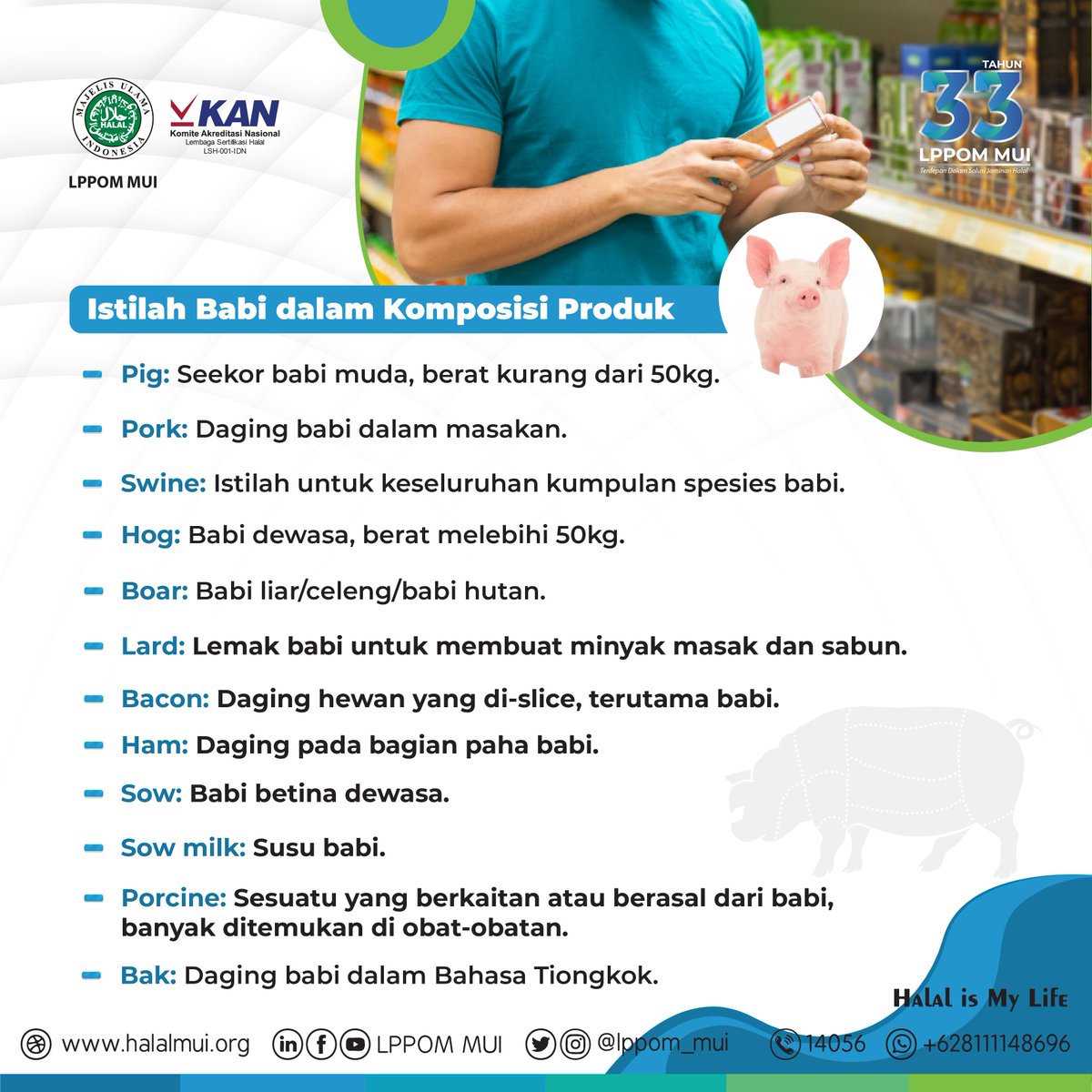 lppom_mui's tweet photo. #sobatlppom, inilah berbagai istilah babi maupun olahannya yang perlu kita waspadai jangan sampai mengonsumsinya, https://t.co/4wKbubDAmK
.
#istilah #babi #waspada #lph #lppommui #news #update #kamuharustau #foodies #food #mamin #sertifikathalal #halalmui #halalindonesia https://t.co/YOV9a1aPLl