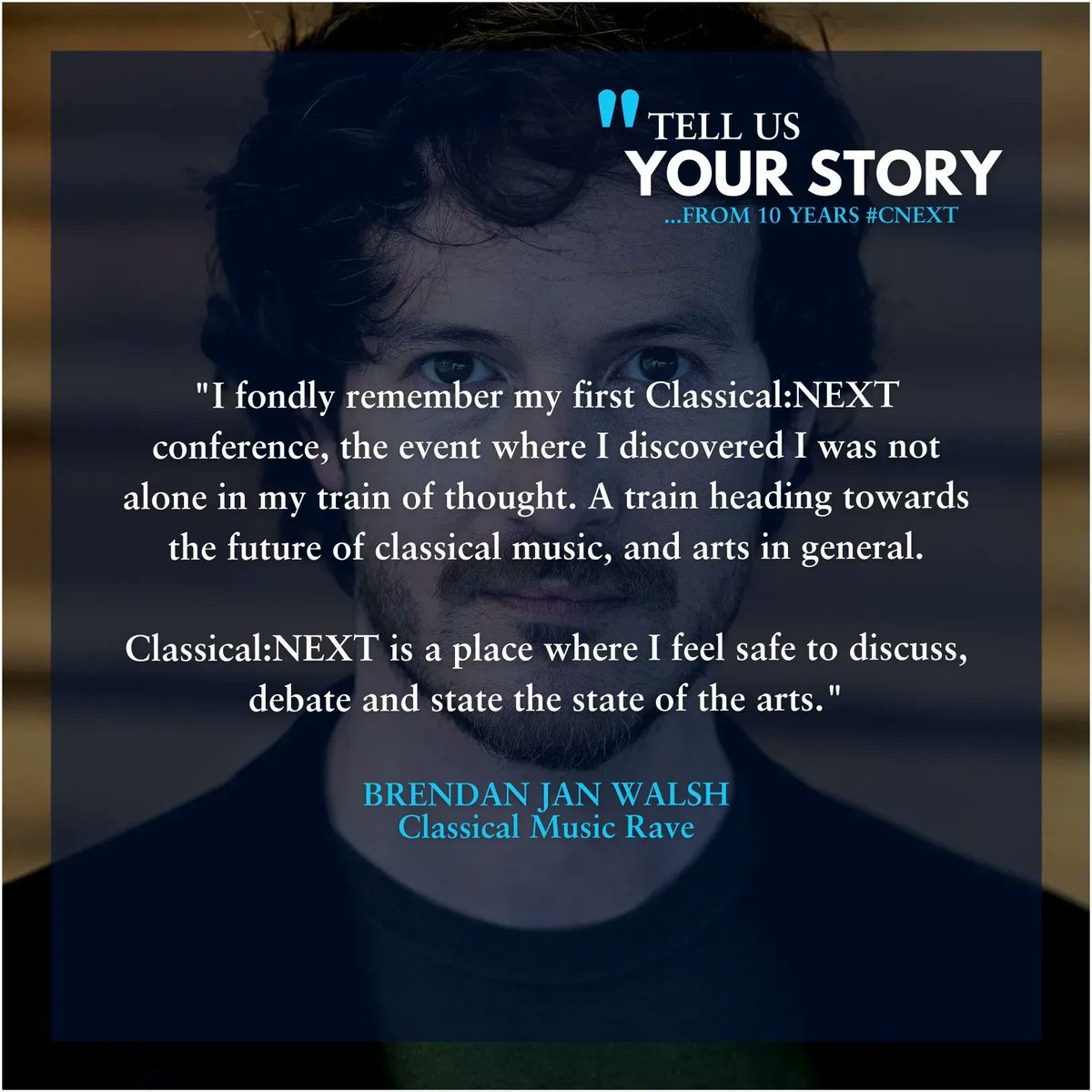 ClassicalNEXT's tweet image. Only 5 days left until #cnext22 and here comes the second round of &quot;Tell Us Your Story ...from 10 Years #CNEXT&quot; this time by: Brendan Jan Walsh &amp;amp; Baltic Contemporary Music Network #NEXT10years 🎼 See you at Classical:NEXT 2022