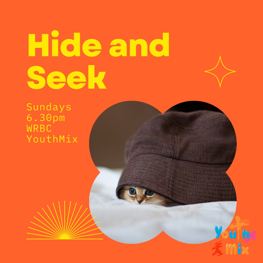 WRBCYouthWork's tweet photo. This week we're playing hide and seek - think you know the best parts of the church to disappear into? Join us on Sunday evening!

#hideandseek #youthgroup #churchyouth #youthwork #hitchinyouth #widegames https://t.co/UOJGsE6F46