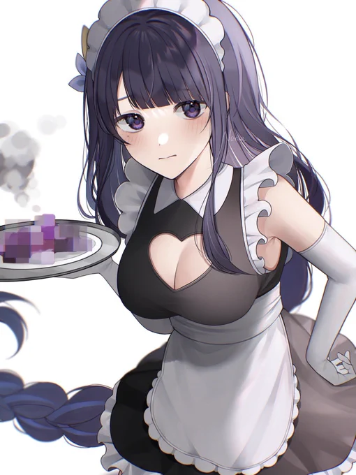 メイド雷電将軍 #原神 