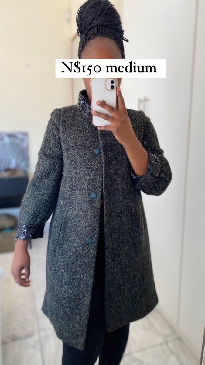 innoholela's tweet photo. Good afternoon beautiful ladies. I’m selling these winter coats. They are available in WHK for N$150 each, and N$250 for 2. Whatsapp/call 0814405656 to buy❤️❗️ https://t.co/7QlpYwOjtA