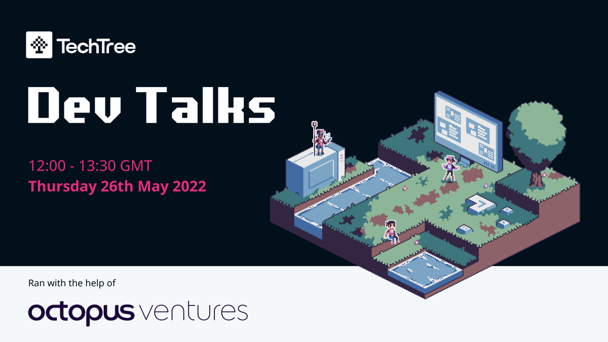 2 weeks to go until our next Dev Talks event! Join us to hear from the CTOs and developers at @octopusventures backed startups! 🚀

🎟 Register for free: hopin.com/events/techtre…

#CTO #techtalk #startups #VC #Event #Developers
