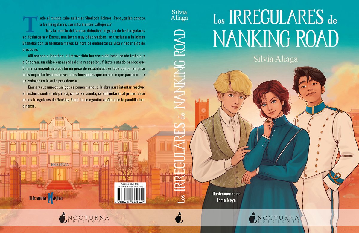 NocturnaEd's tweet photo. Todo el mundo sabe quién es #SherlockHolmes. Pero ¿quién conoce a los Irregulares, sus informantes callejeros?

En #LosIrregularesDeNankingRoad (30/5), @silvia_aliaga_ presenta una trepidante trama de misterio ambientada en Shanghái.

Cubierta e ilustraciones: @byndebondry 💙 https://t.co/GZ9WsAvF74