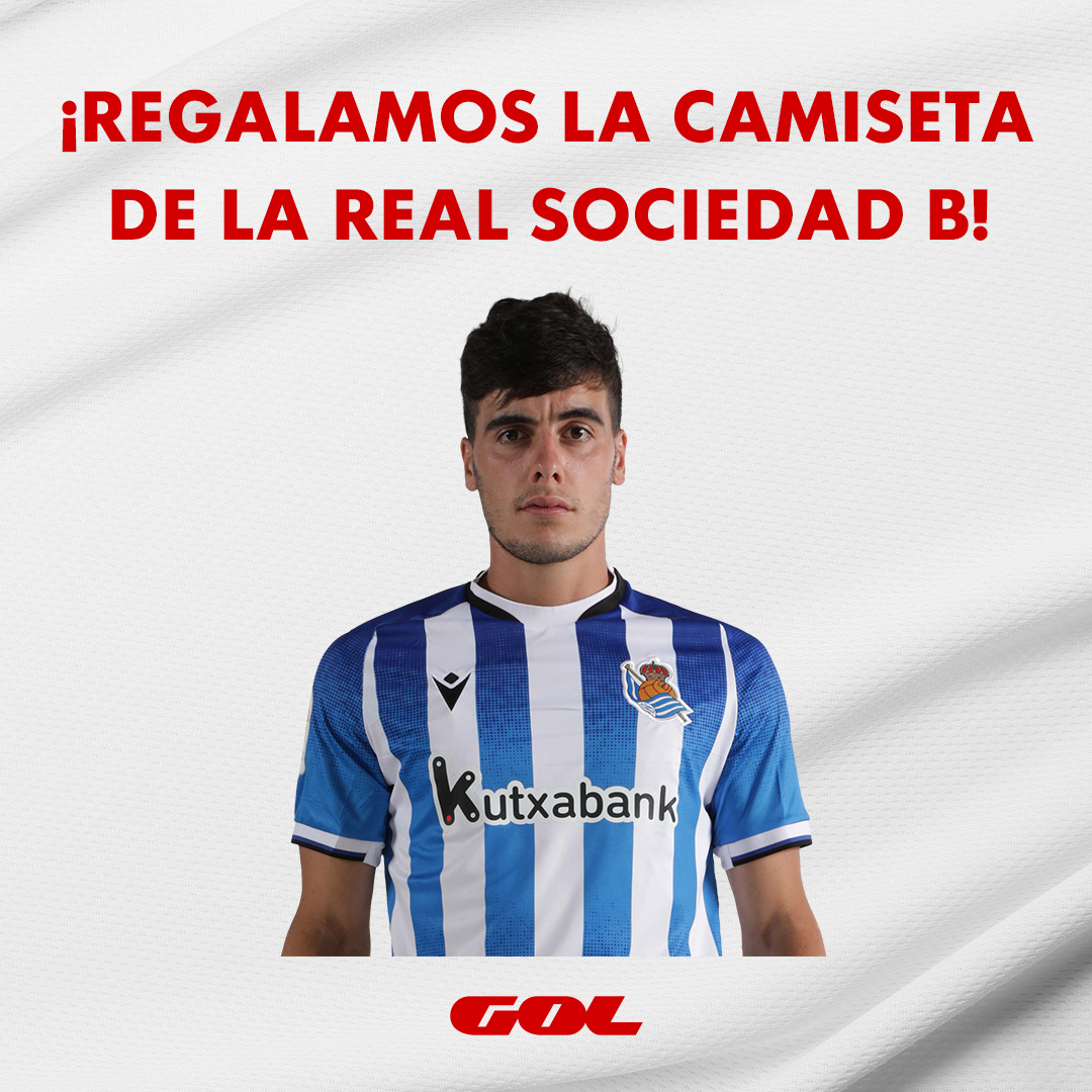 Gol's tweet photo. 🎁 REGALO 🎁

💙 ¿Quieres ganar la camiseta de la @RealSociedad B?

👇🏽 Requisitos:
❤️ Sigue a @Gol 
🔁 Haz RT
📲 Comenta con el HT #RealSociedadBAlmeriaEnGol por qué debe ser tuya

⏰ ¡A las 21h sigue el partido en ABIERTO en GOL! https://t.co/EWmv1kd4pd