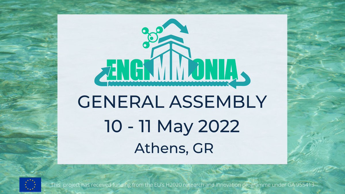 engimmonia's tweet photo. 🚢Yesterday, the Second @engimmonia General Assembly which took place in Athens🇬🇷, has been successfully concluded! 
🔹Thanks to @ntua for hosting this large and multidisciplinary Consortium🔹
#H2020 #ammonia #decarbonisation #marine #shipping https://t.co/pyFQkx69QH