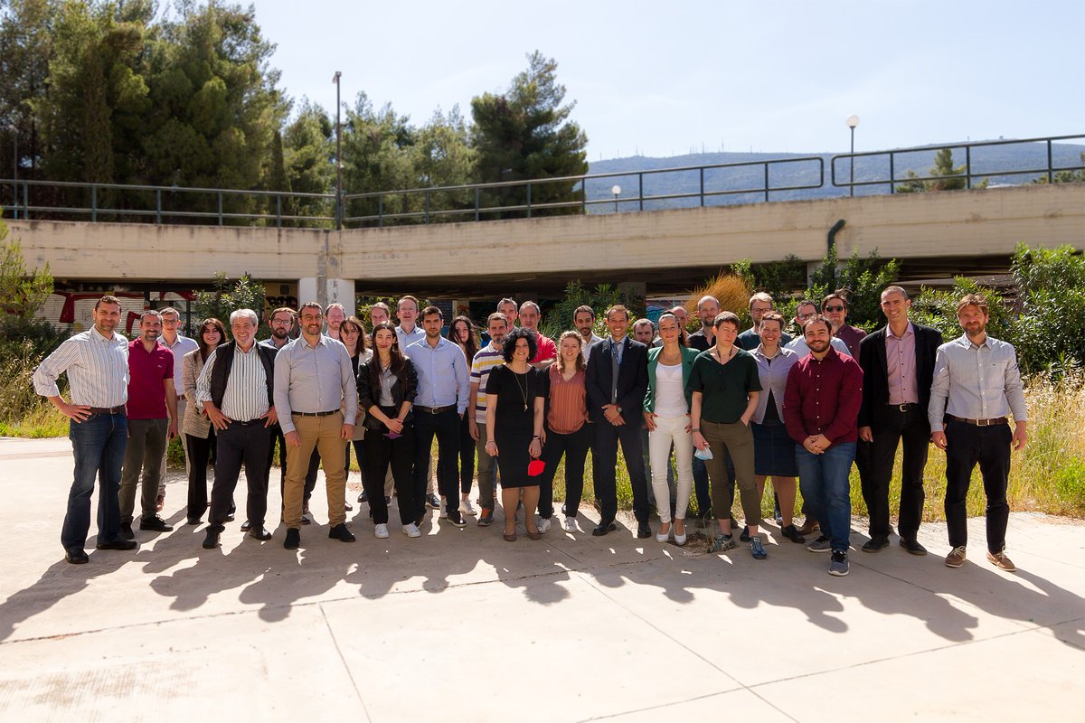 engimmonia's tweet photo. 🚢Yesterday, the Second @engimmonia General Assembly which took place in Athens🇬🇷, has been successfully concluded! 
🔹Thanks to @ntua for hosting this large and multidisciplinary Consortium🔹
#H2020 #ammonia #decarbonisation #marine #shipping https://t.co/pyFQkx69QH