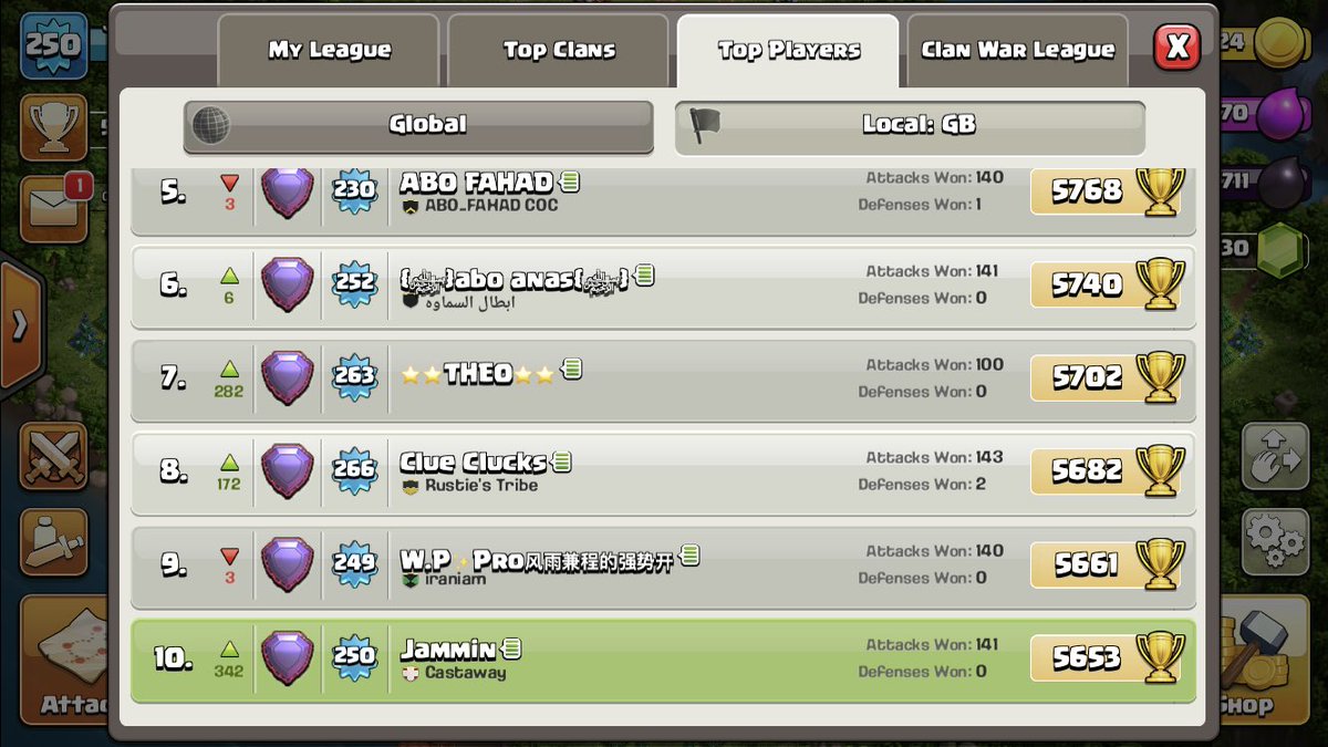 ClashwithJammin's tweet photo. Finally cracked the UK top 10 today, QC Lalo is running riot

@ClashofClans #clashofclans #clash #clashon https://t.co/3ihNz9pfJ2