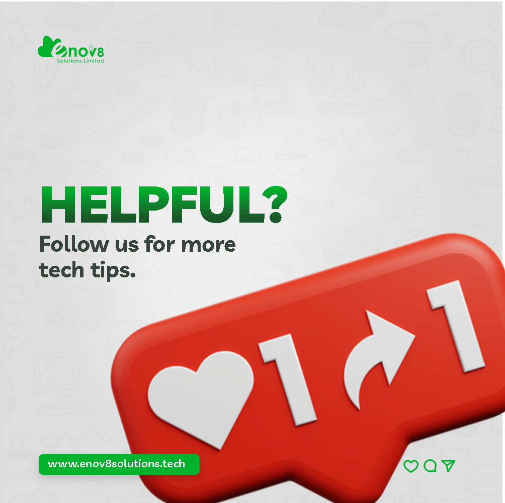 Enov8Solutions's tweet photo. These are few out of so many. What other shortcuts do you use to save your time while working? Share with others in the comments section.
#techtips #techthursday #seamlessfuture #enov8solutions #techtipsandtricks #worksmartnothard #techsolutions #techshortcuts https://t.co/aAHRJiL2oi