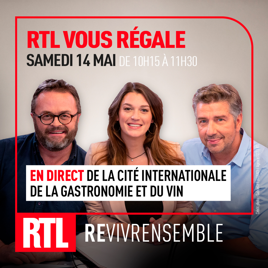🎥 Le week-end inaugural de la Cité a eu beaucoup de retentissement dans les médias, et ce n'est pas fini ! Un exemple parmi d'autres : samedi, la Cité accueille l'enregistrement en public de l'émission "RTL vous régale" avec Jean-Sébastien Petitdemange et Louise Petitrenaud.