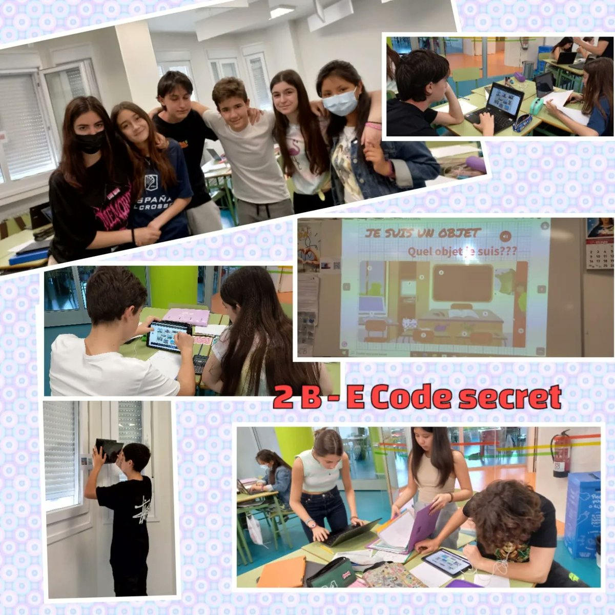 Los alumnos de francés de 2° esta semana han descubierto los códigos de los monumentos del proyecto #SauverParis #secundaria #ApasionadosXLaVida
