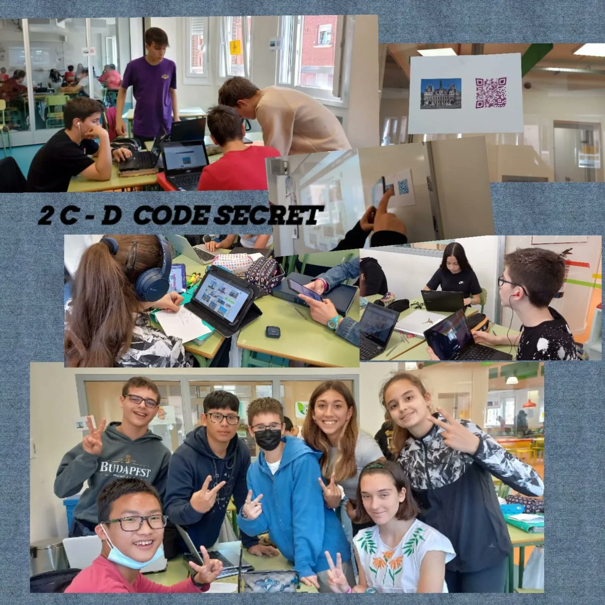 salesianosatoch's tweet photo. Los alumnos de francés de 2° esta semana han descubierto los códigos de los monumentos del proyecto #SauverParis #secundaria #ApasionadosXLaVida https://t.co/LA0zeNZSqQ