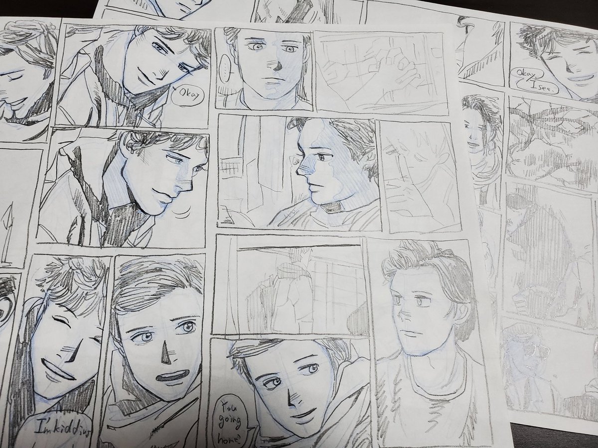 SKAMに傾倒してた頃の絵出てきたんだけど、あれ今より上手くね…? 