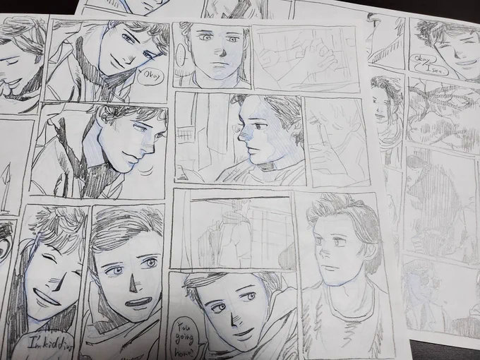 SKAMに傾倒してた頃の絵出てきたんだけど、あれ今より上手くね…? 