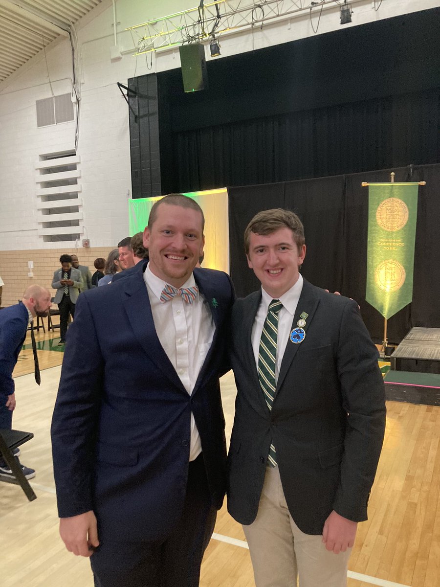 D_Corcoran's tweet photo. Couldn’t be more proud of two of my students: Tory was awarded Man of the Year at St. Edward and John was awarded his grandfather’s memorial math award he worked so hard for over two years! https://t.co/s4TLNLc5la