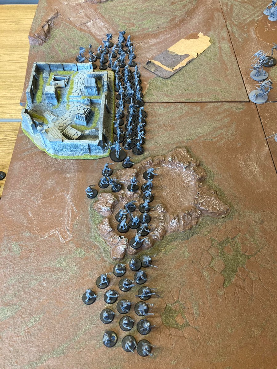 ClubMintlaw's tweet photo. Some exciting games this week as the zombie horde took on all comers and Cameron's Space Marines got a nasty surprise when they investigated the ruins. #40k #ageofsigmar https://t.co/pkR8o7m3wZ