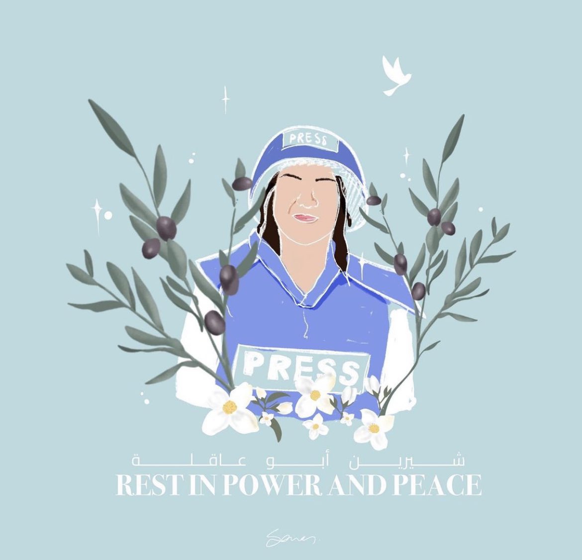 inesmorsantos's tweet photo. Shireen Abu Akleh, jornalista, foi assassinada pelas tropas israelitas.

Já nem há palavras para isto, só dor.

Rest in power and peace, Shireen.

💔 https://t.co/CfGn2fq8om