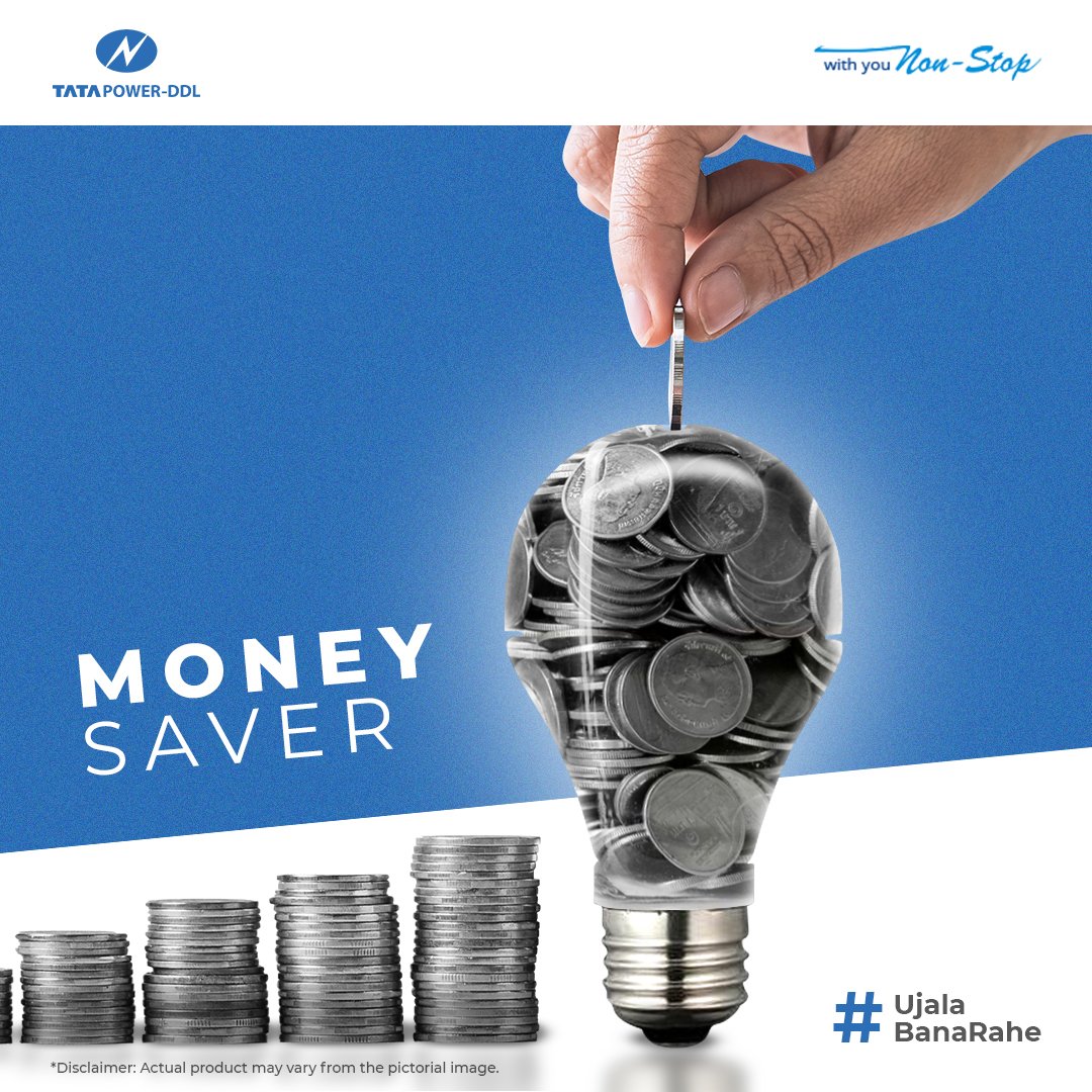tatapower_ddl's tweet photo. Today's wastage is tomorrow's shortage! 
Switch to Tata Power-DDL's sustainable and energy-efficient LED bulbs and contribute to a greener tomorrow.

To know more, please visit: https://t.co/8FynC53EYu

#TATAPowerDDL #EnergyEfficient #UjalaBanaRahe #CostFriendly https://t.co/EKVG3H72l7