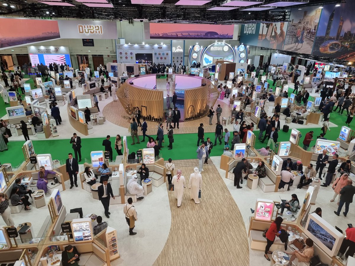 DubaiDET's tweet photo. A few hours separate us from the end of @ATMDubai for this year - while #ATMVirtual kicks off from 17-18 May. 
Have you been to our stand yet?
#ATMDubai #Dubai #travel #tourism https://t.co/mWPJPyHTKr